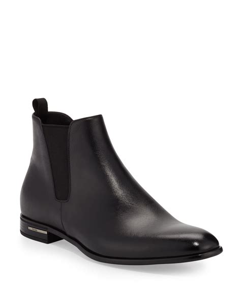 prada saffiano chelsea boot review|Chelsea paddock boots.